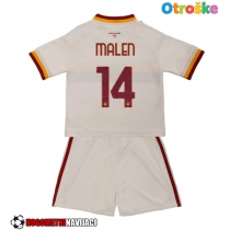Otroške Nogometnih dresov AS Roma Donyell Malen #14 Gostujoči 2026-27 Kratki rokavi (+ hlače)